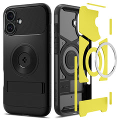 COPERTURA SPIGEN SLIM ARMOR MAG MAGSAFE IPHONE 16 NERA