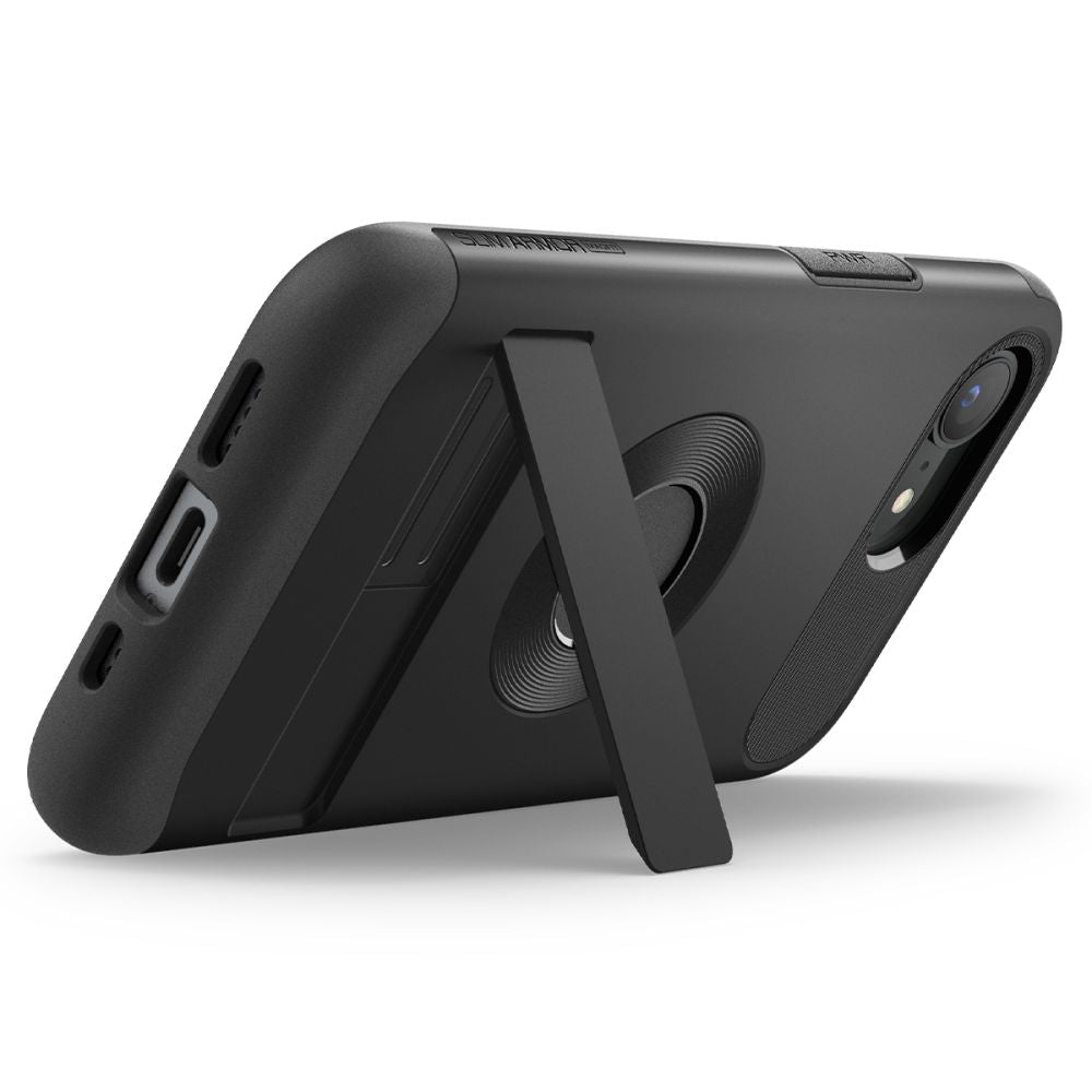 COPERTURA SPIGEN SLIM ARMOR MAG MAGSAFE IPHONE 16E NERA