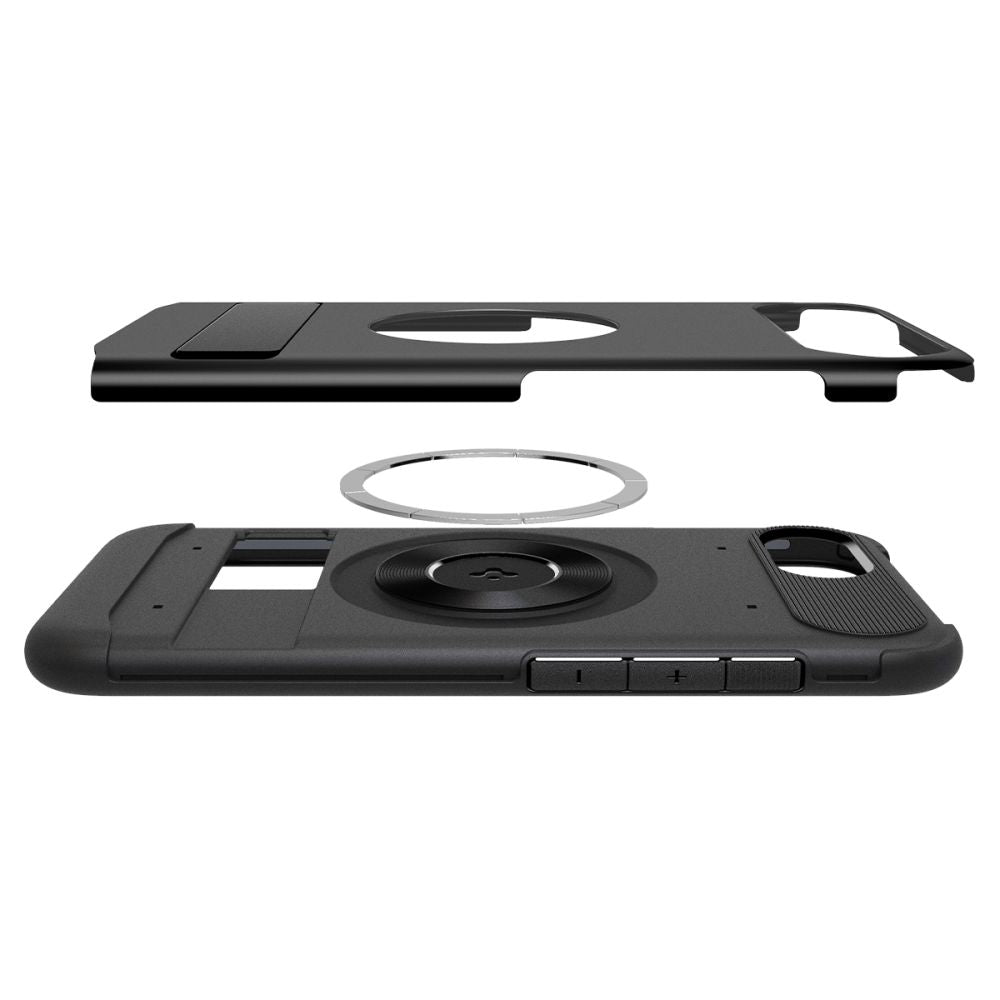 COPERTURA SPIGEN SLIM ARMOR MAG MAGSAFE IPHONE 16E NERA