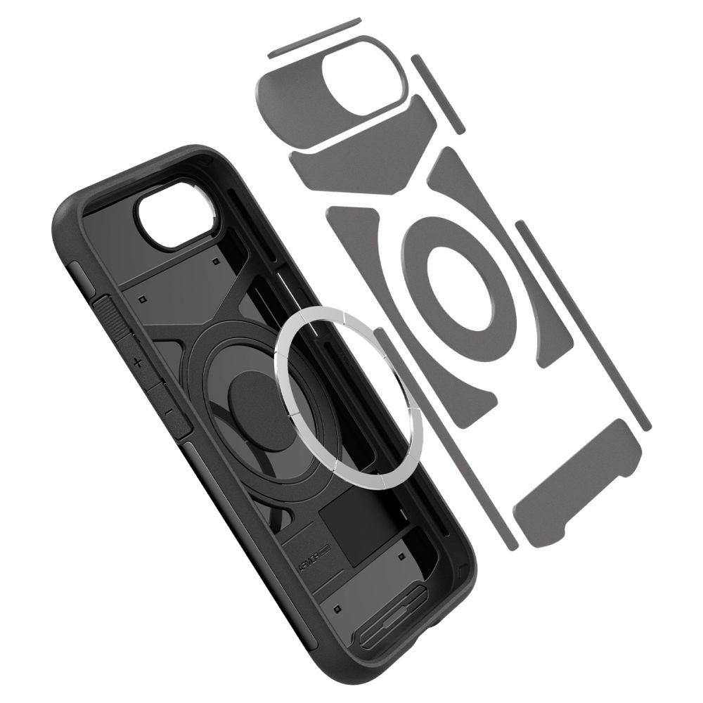 COPERTURA SPIGEN SLIM ARMOR MAG MAGSAFE IPHONE 16E NERA