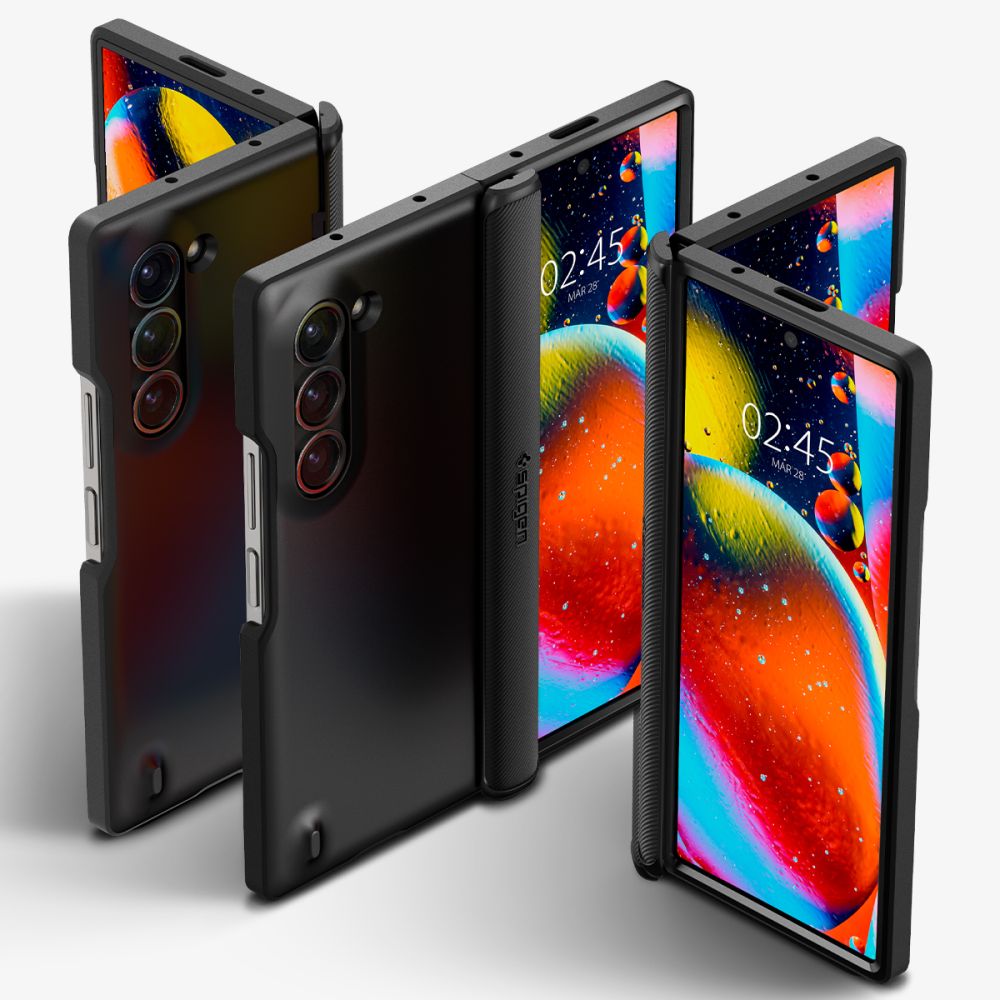 COPERTURA SPIGEN SLIM ARMOR PRO GALAXY Z FOLD 6 NERA