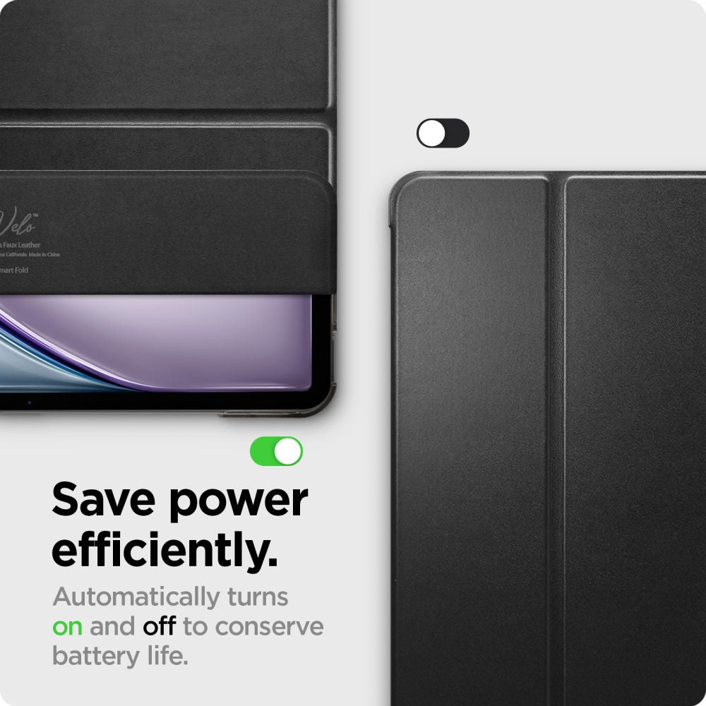 COPERTURA / INVOLUCRO PER IPAD AIR 13 2024 SPIGEN SMART FOLD NERO