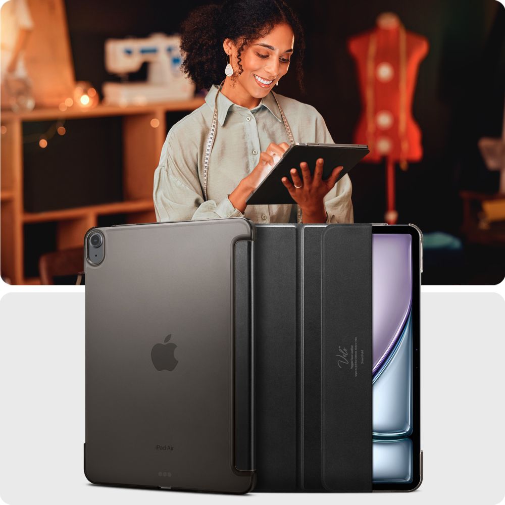 COPERTURA / INVOLUCRO PER IPAD AIR 13 2024 SPIGEN SMART FOLD NERO