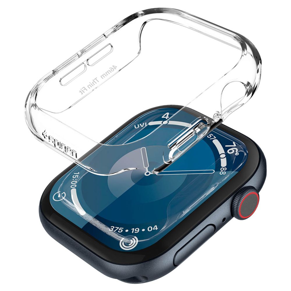 CUSTODIA SPIGEN THIN FIT APPLE WATCH 10 (46 MM) CRYSTAL CLEAR