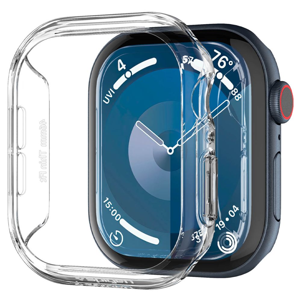 CUSTODIA SPIGEN THIN FIT APPLE WATCH 10 (46 MM) CRYSTAL CLEAR