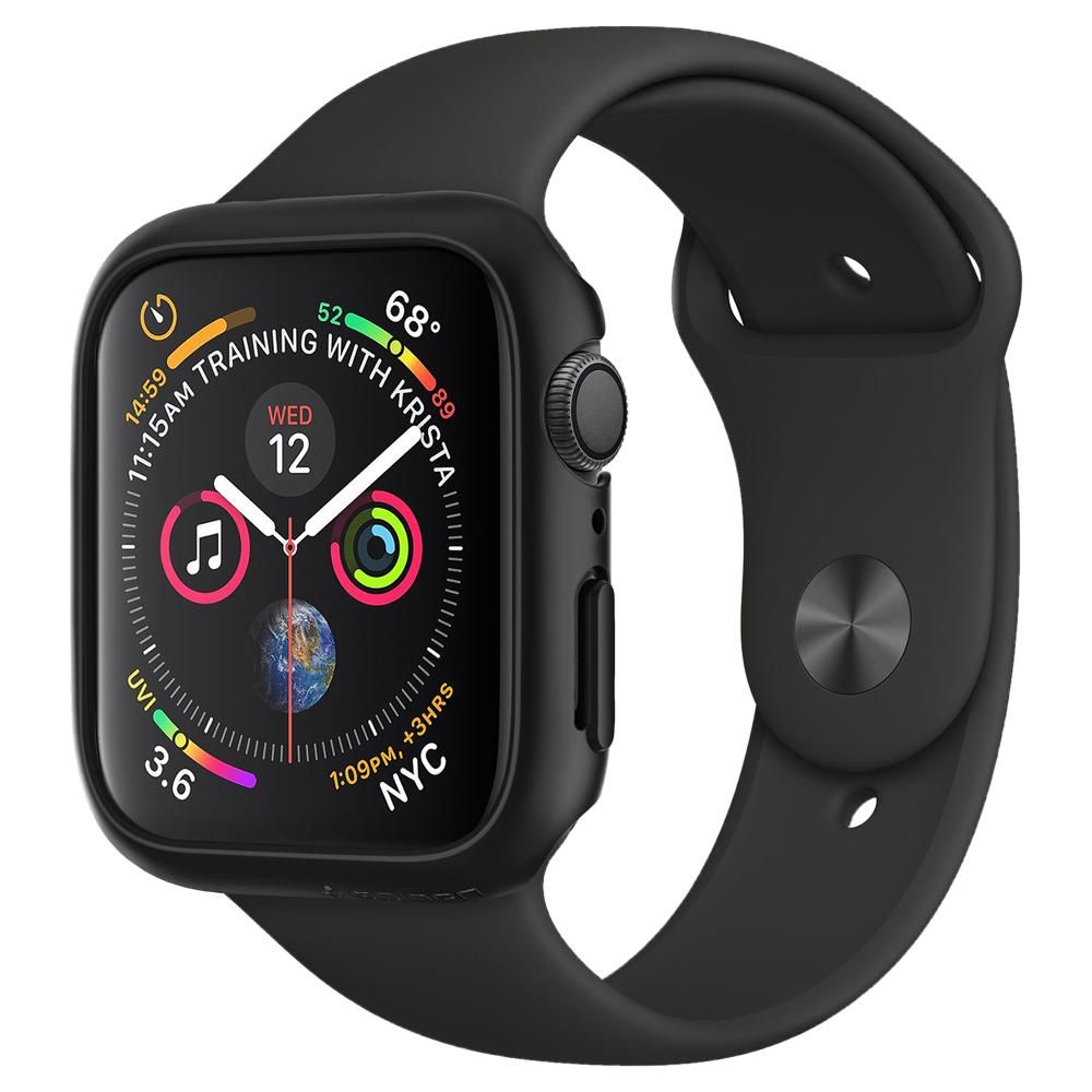 CUSTODIA PROTETTIVA PER APPLE WATCH 44 MM SPIGEN THIN FIT NERA