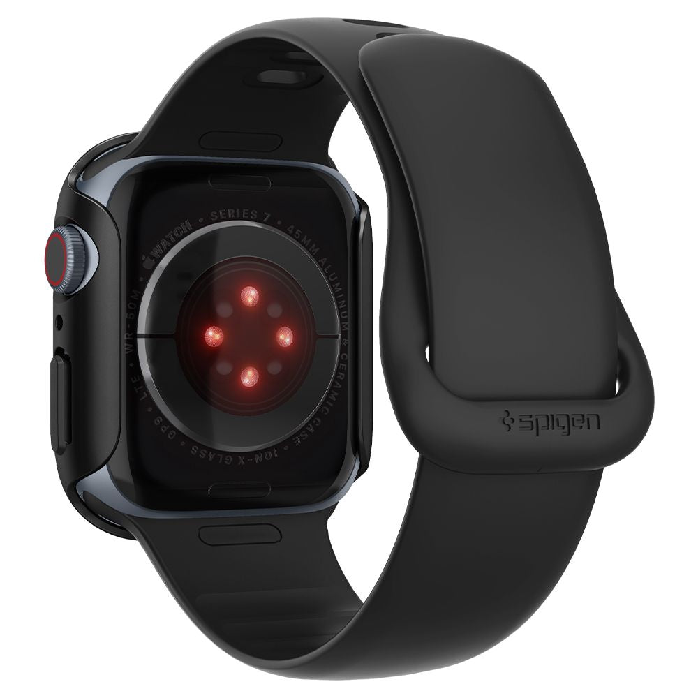 CUSTODIA PROTETTIVA PER APPLE WATCH 45 MM SPIGEN THIN FIT NERA