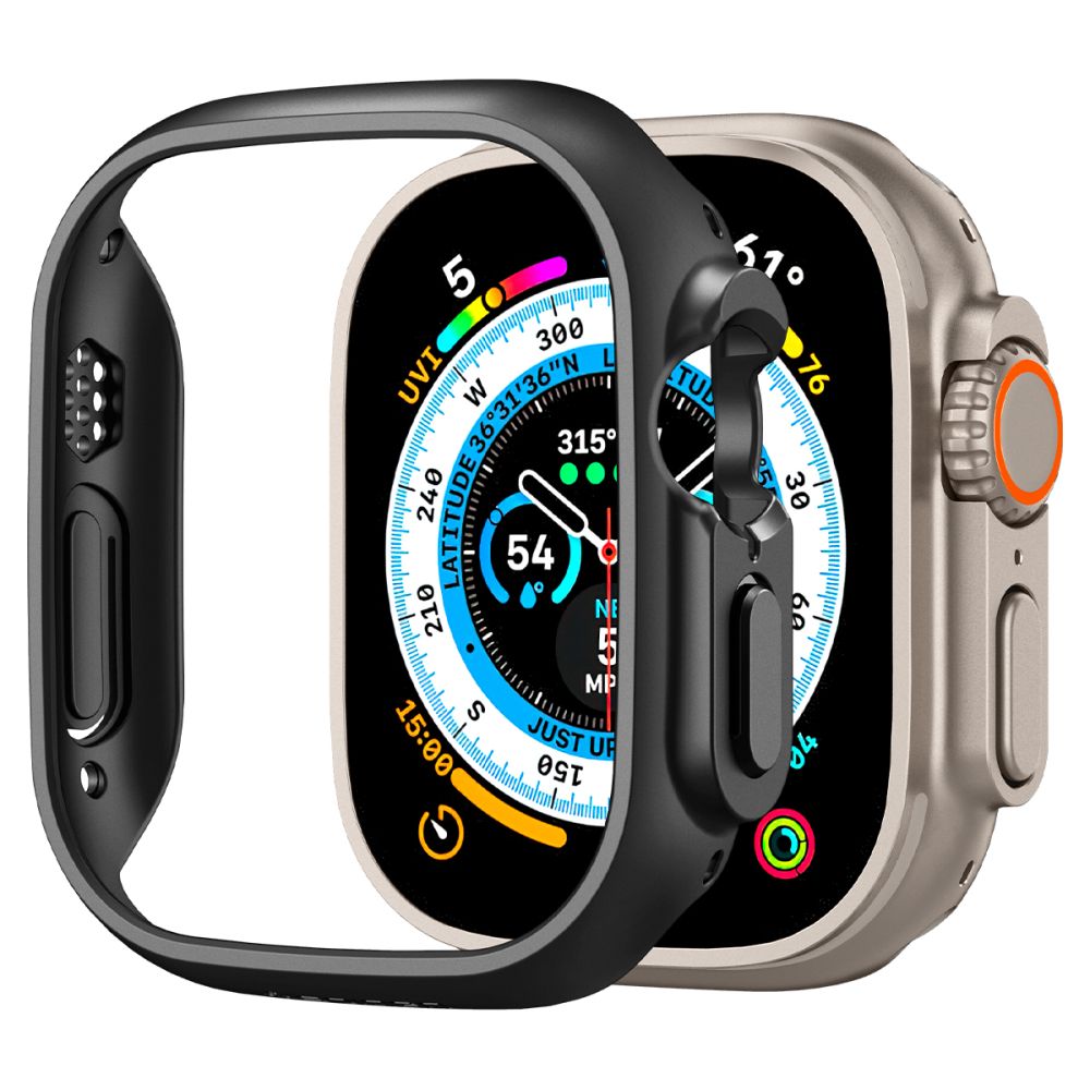 CUSTODIA PROTETTIVA PER APPLE WATCH ULTRA 1 / 2 49 MM SPIGEN THIN FIT NERA