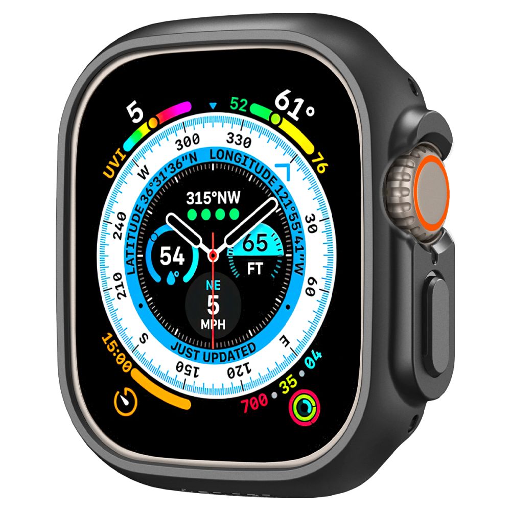 CUSTODIA PROTETTIVA PER APPLE WATCH ULTRA 1 / 2 49 MM SPIGEN THIN FIT NERA