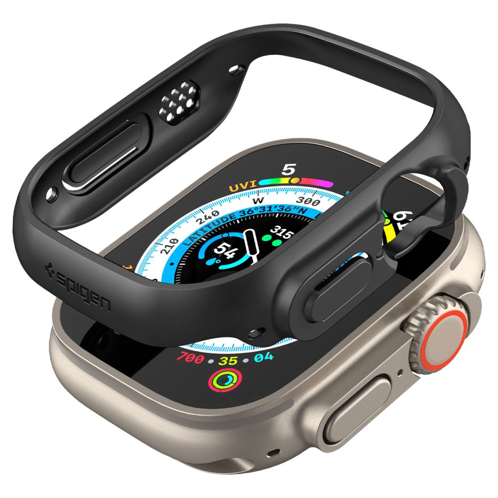 CUSTODIA PROTETTIVA PER APPLE WATCH ULTRA 1 / 2 49 MM SPIGEN THIN FIT NERA