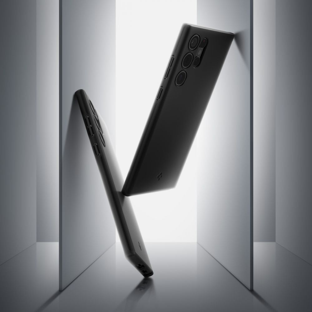 COPERTURA SPIGEN THIN FIT GALAXY S22 ULTRA NERA