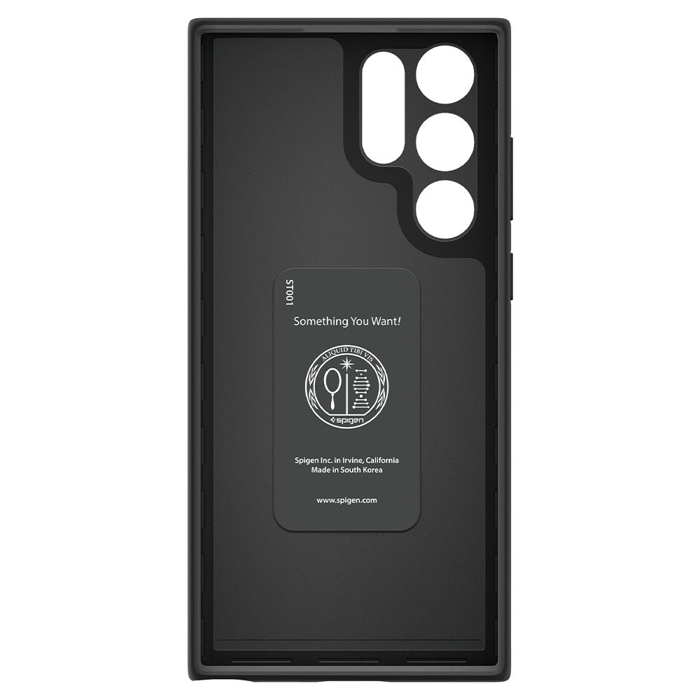 COPERTURA SPIGEN THIN FIT GALAXY S22 ULTRA NERA