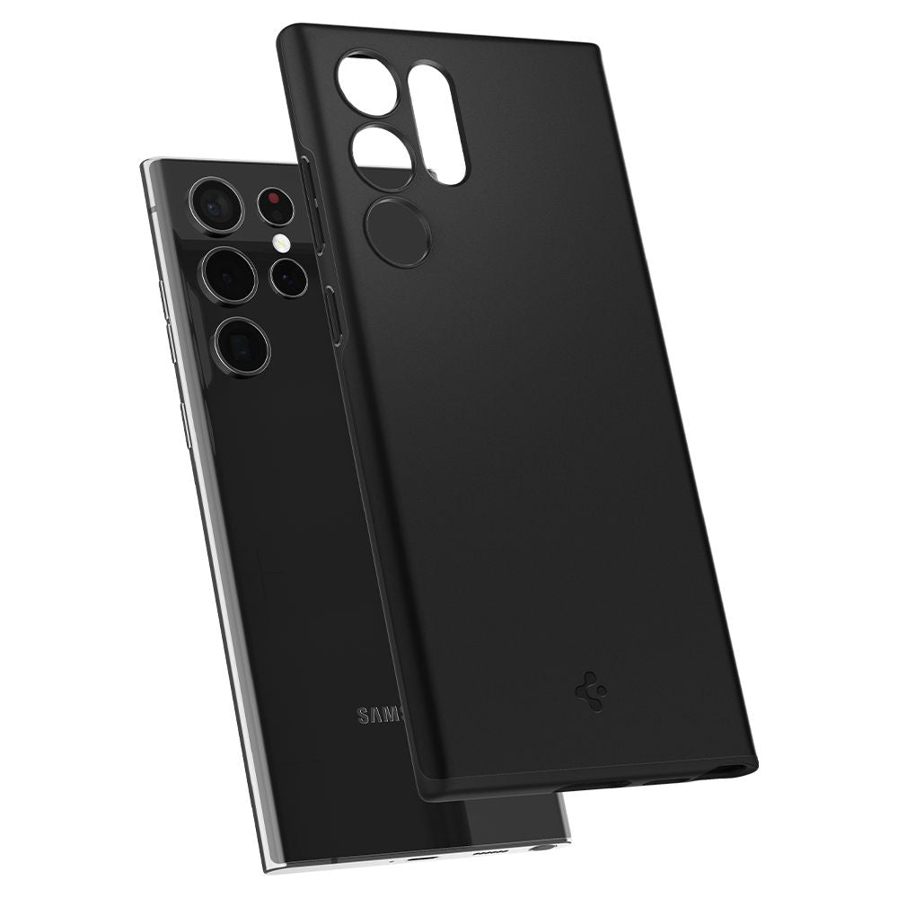 COPERTURA SPIGEN THIN FIT GALAXY S22 ULTRA NERA