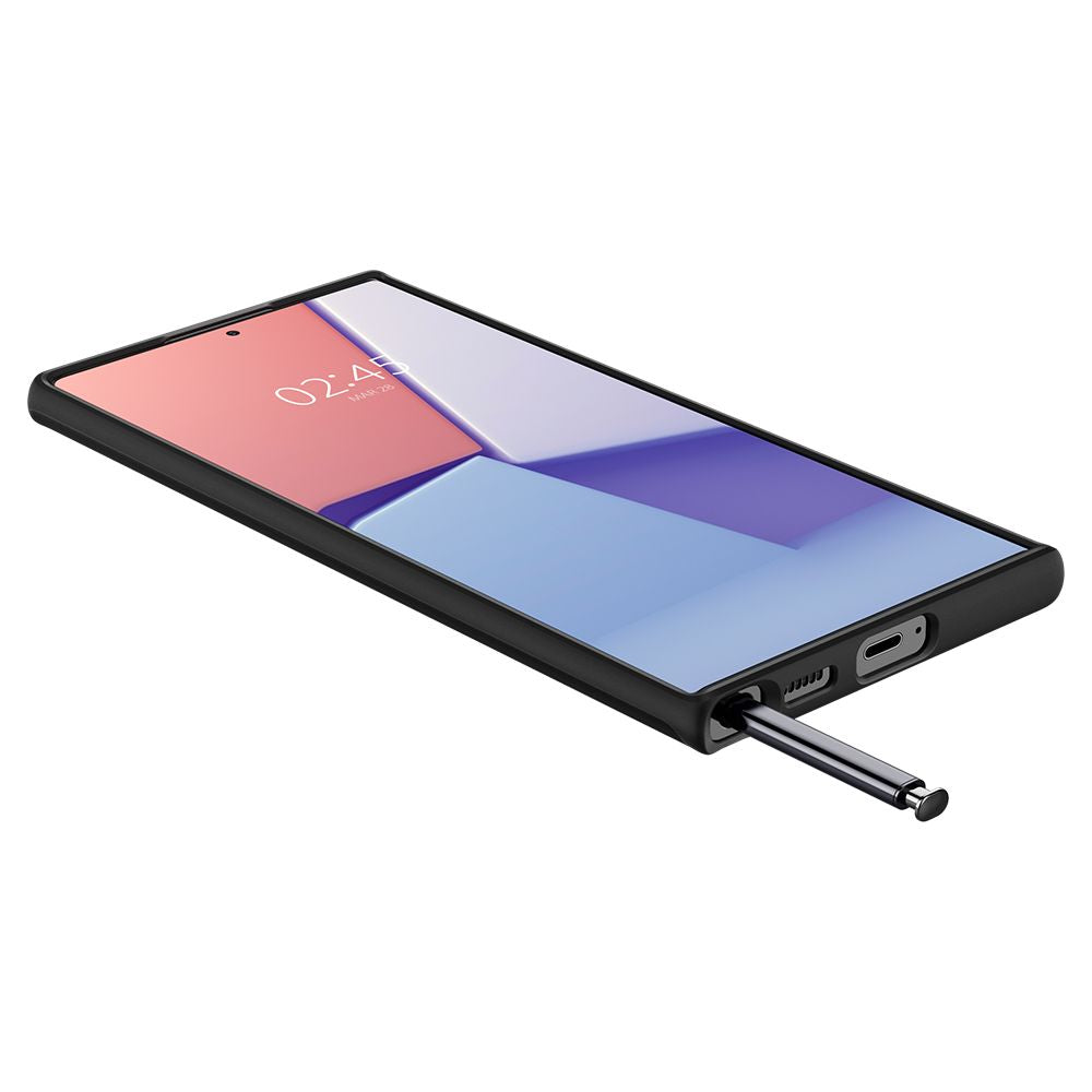 COPERTURA SPIGEN THIN FIT GALAXY S22 ULTRA NERA