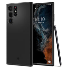 COPERTURA SPIGEN THIN FIT GALAXY S22 ULTRA NERA