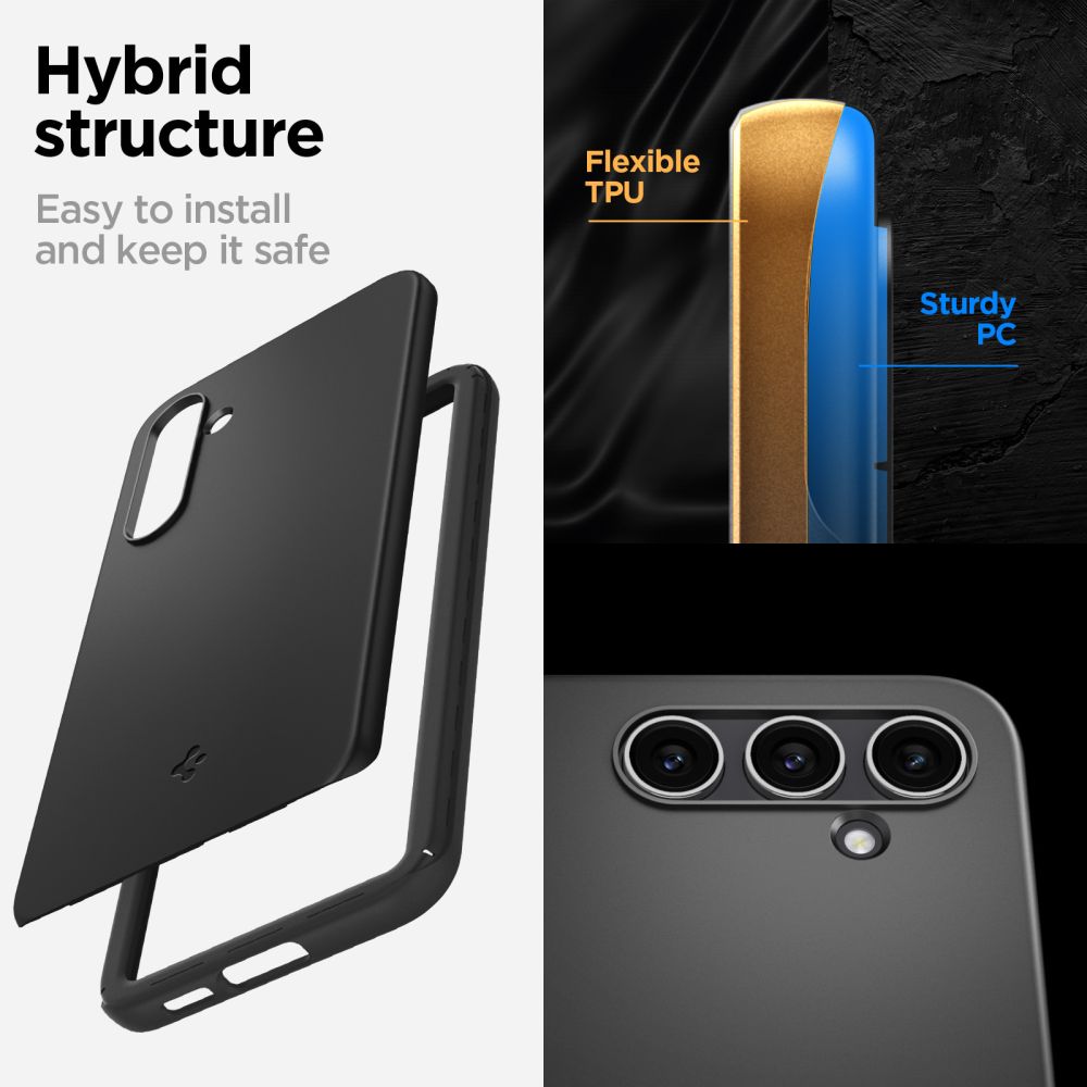 COPERTURA SPIGEN THIN FIT GALAXY S23 FE NERA