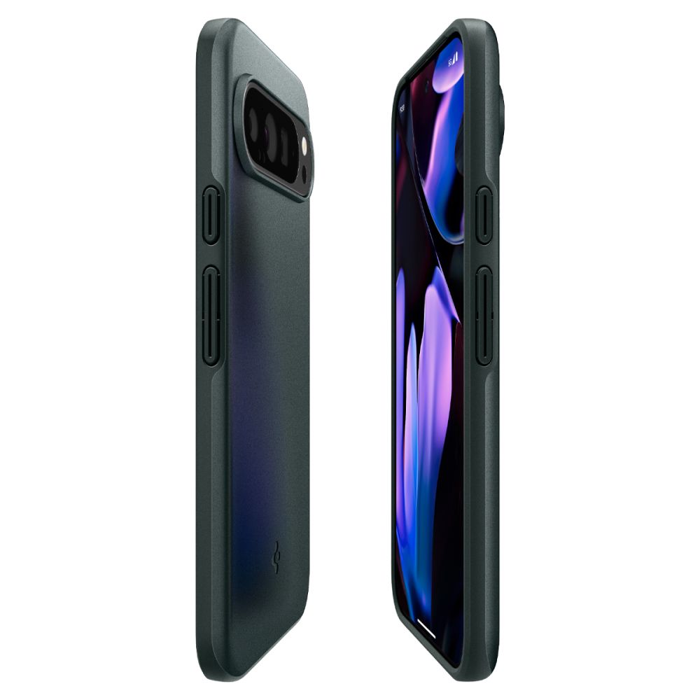 COPERTURA PER GOOGLE PIXEL 9 PRO XL SPIGEN THIN FIT ABYSS GREEN