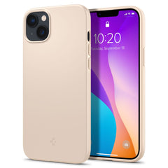 COPERTURA SPIGEN THIN FIT IPHONE 14 PLUS BEIGE SABBIOSO