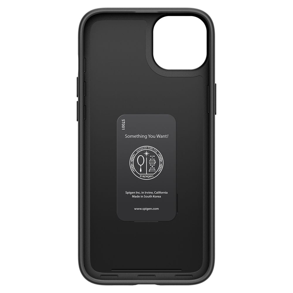 COPERTURA SPIGEN THIN FIT IPHONE 15 PLUS NERA