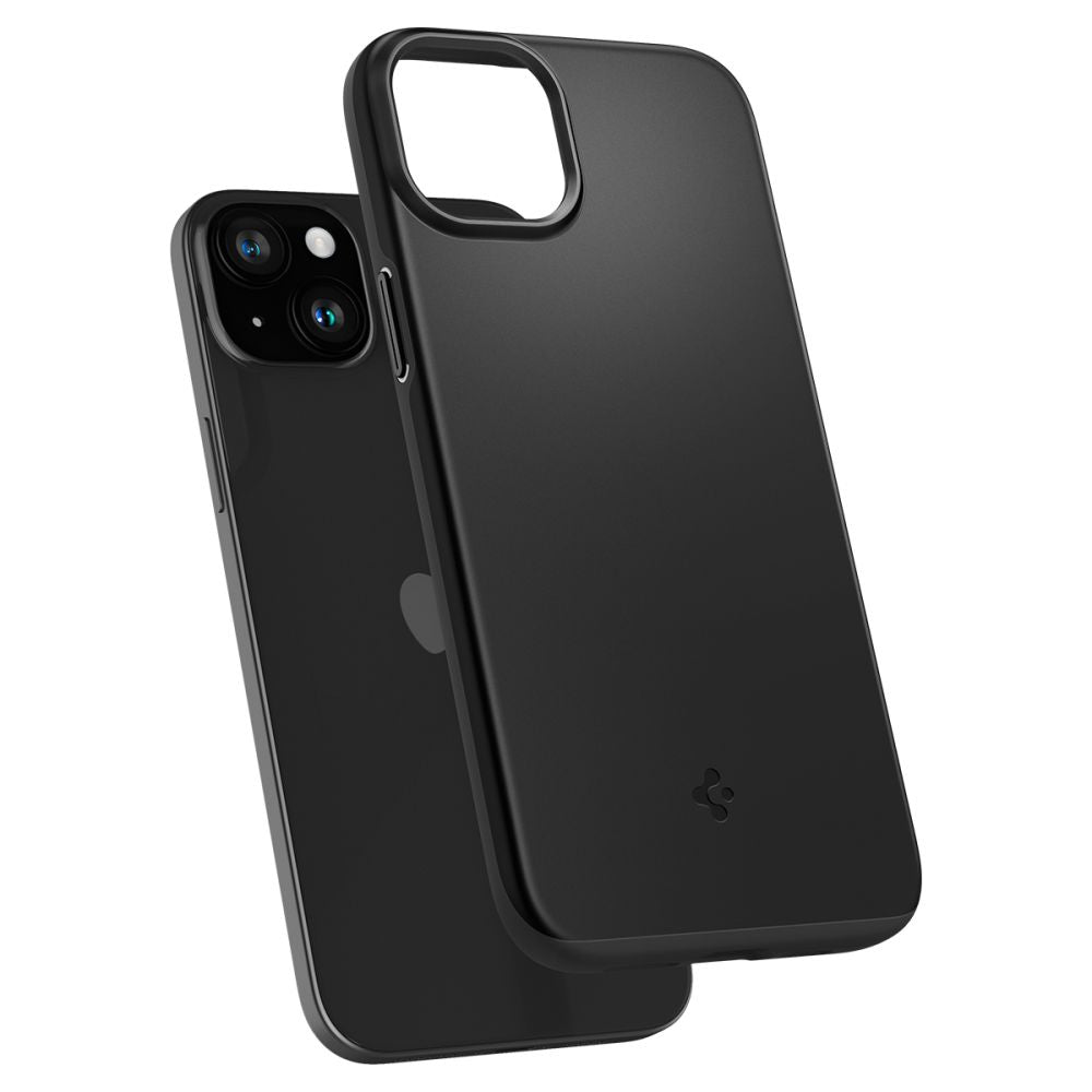COPERTURA SPIGEN THIN FIT IPHONE 15 PLUS NERA