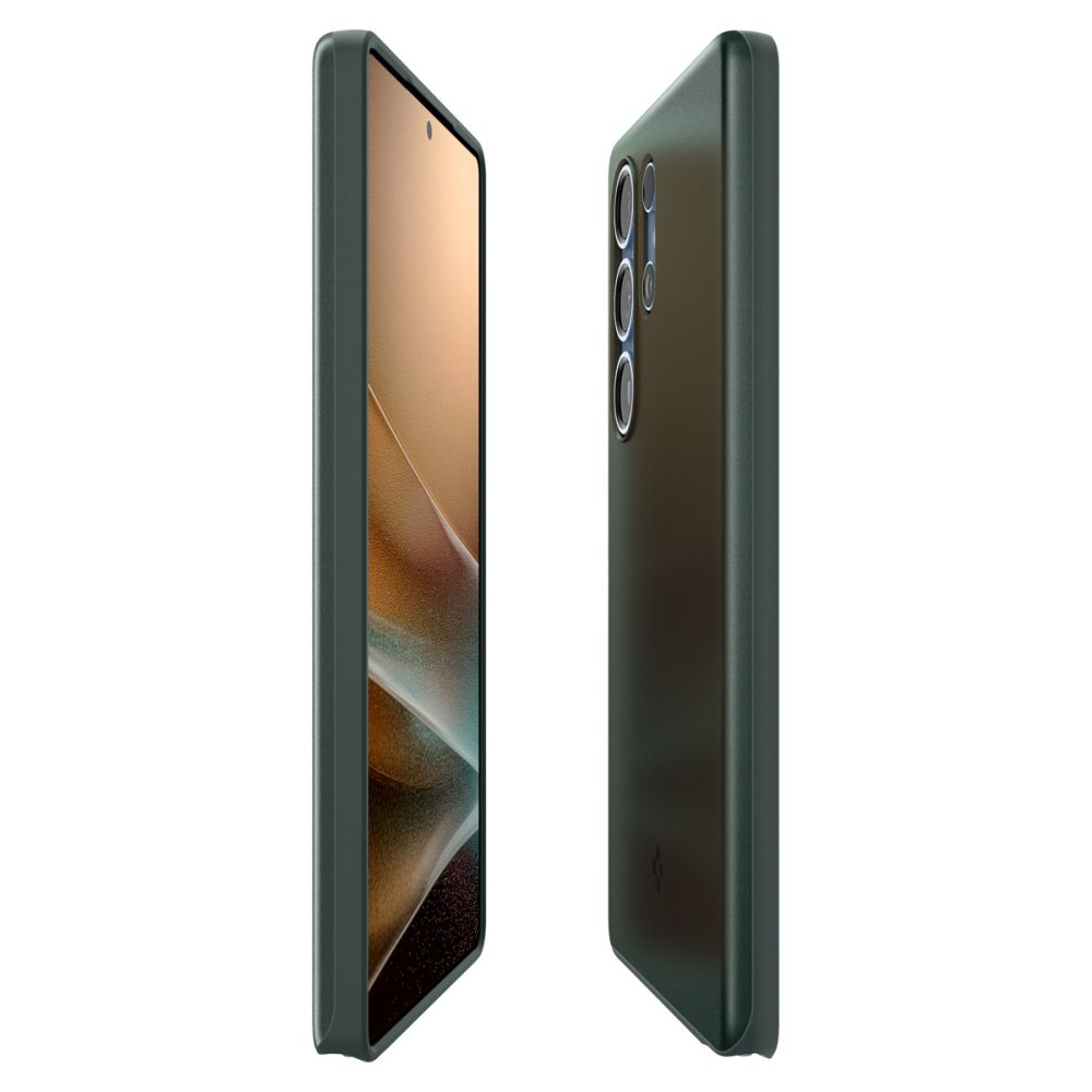 COPERTURA SPIGEN THIN FIT MAG MAGSAFE GALAXY S25 ULTRA ABYSS GREEN