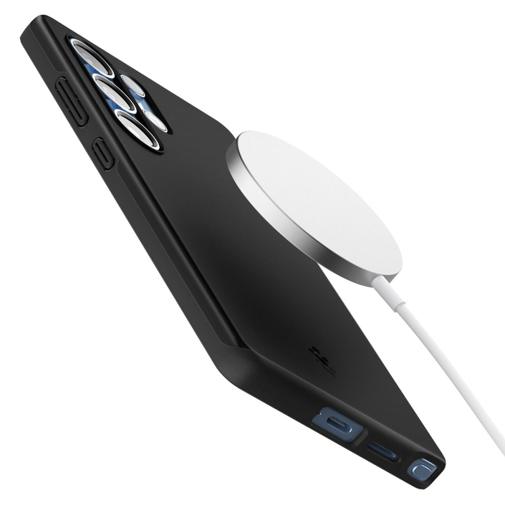 COPERTURA SPIGEN THIN FIT MAG MAGSAFE GALAXY S25 ULTRA NERA