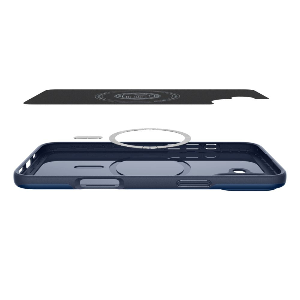 COPERTURA SPIGEN THIN FIT MAG MAGSAFE IPHONE 16 BLU NAVY