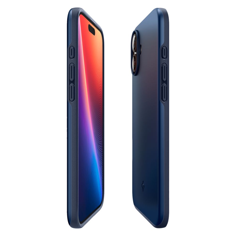 COPERTURA SPIGEN THIN FIT MAG MAGSAFE IPHONE 16 BLU NAVY