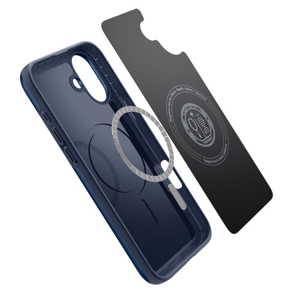 COPERTURA SPIGEN THIN FIT MAG MAGSAFE IPHONE 16 BLU NAVY
