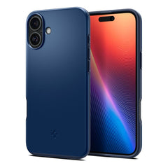 COPERTURA SPIGEN THIN FIT MAG MAGSAFE IPHONE 16 BLU NAVY