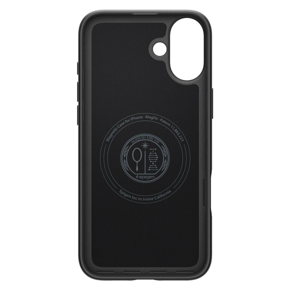 COPERTURA SPIGEN THIN FIT MAG MAGSAFE IPHONE 16 PLUS NERA