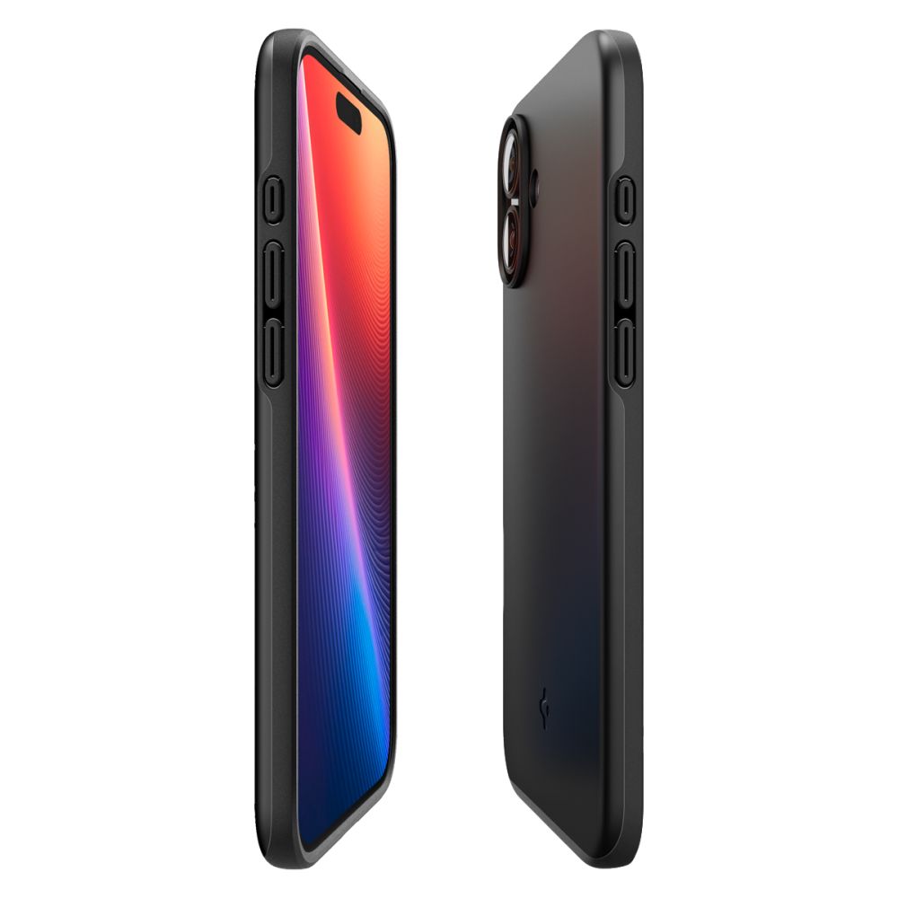 COPERTURA SPIGEN THIN FIT MAG MAGSAFE IPHONE 16 PLUS NERA