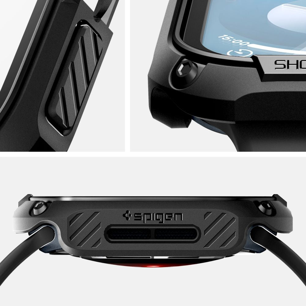 CUSTODIA SPIGEN TOUGH ARMOR APPLE WATCH 10 (46 MM) NERA