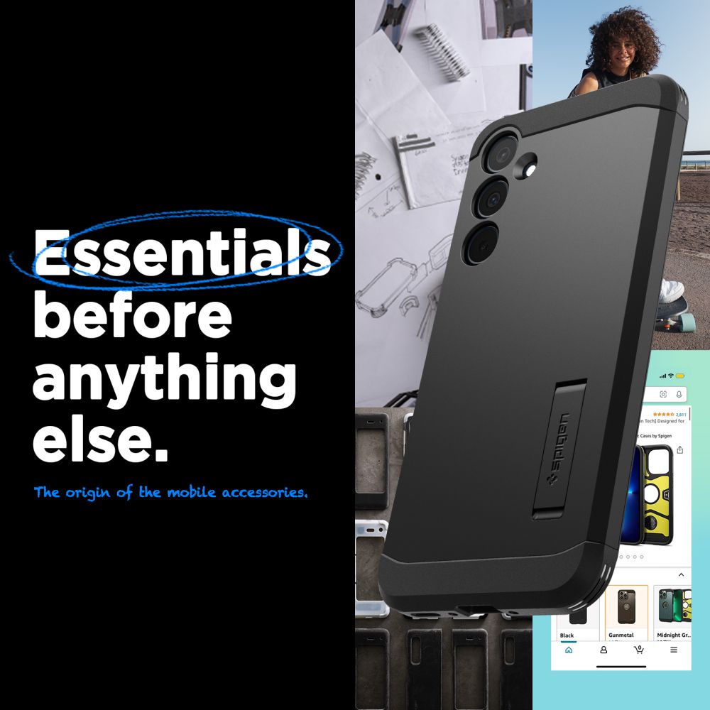 COPERTURA SPIGEN TOUGH ARMOR GALAXY A35 5G NERA
