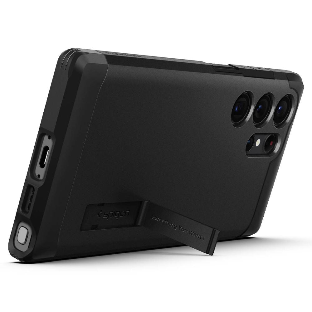 COPERTURA SPIGEN TOUGH ARMOR GALAXY S23 ULTRA NERA