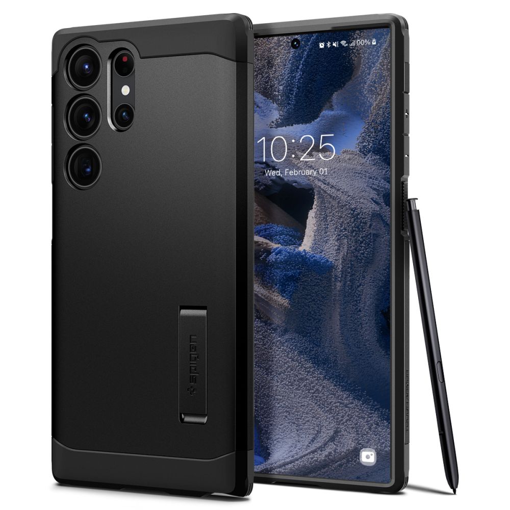 COPERTURA SPIGEN TOUGH ARMOR GALAXY S23 ULTRA NERA