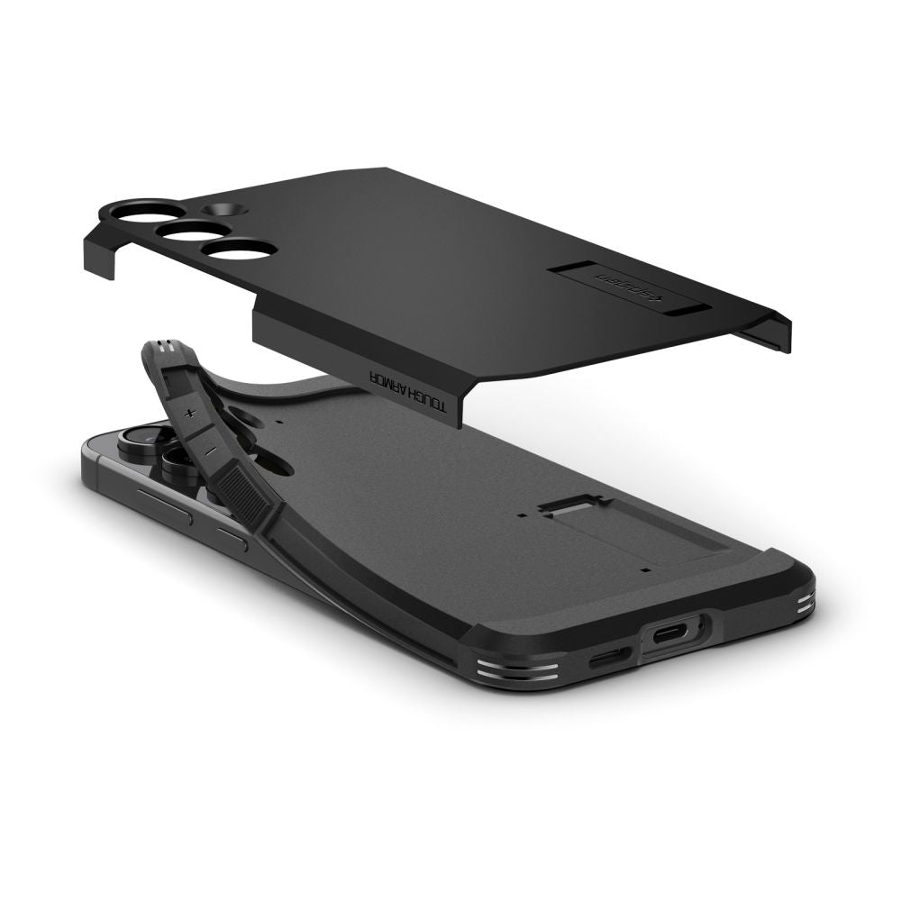 COPERTURA SPIGEN TOUGH ARMOR GALAXY S24 FE NERA