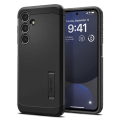 COPERTURA SPIGEN TOUGH ARMOR GALAXY S24 FE NERA