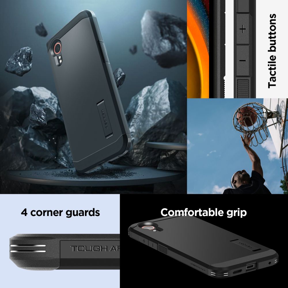 COPERTURA SPIGEN TOUGH ARMOR GALAXY XCOVER 7 NERA