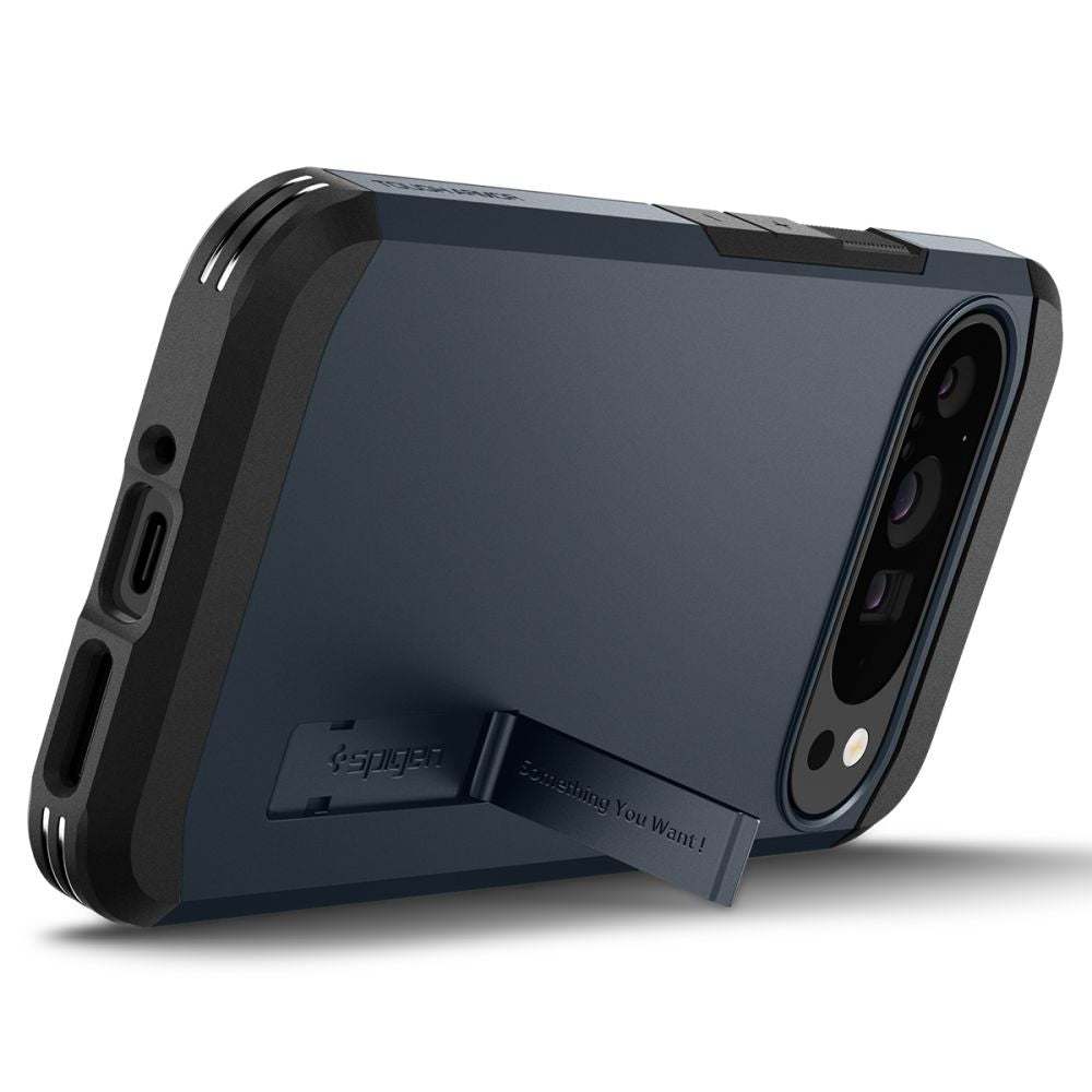 COPERTURA PER GOOGLE PIXEL 9 PRO XL SPIGEN TOUGH ARMOR METAL SLATE
