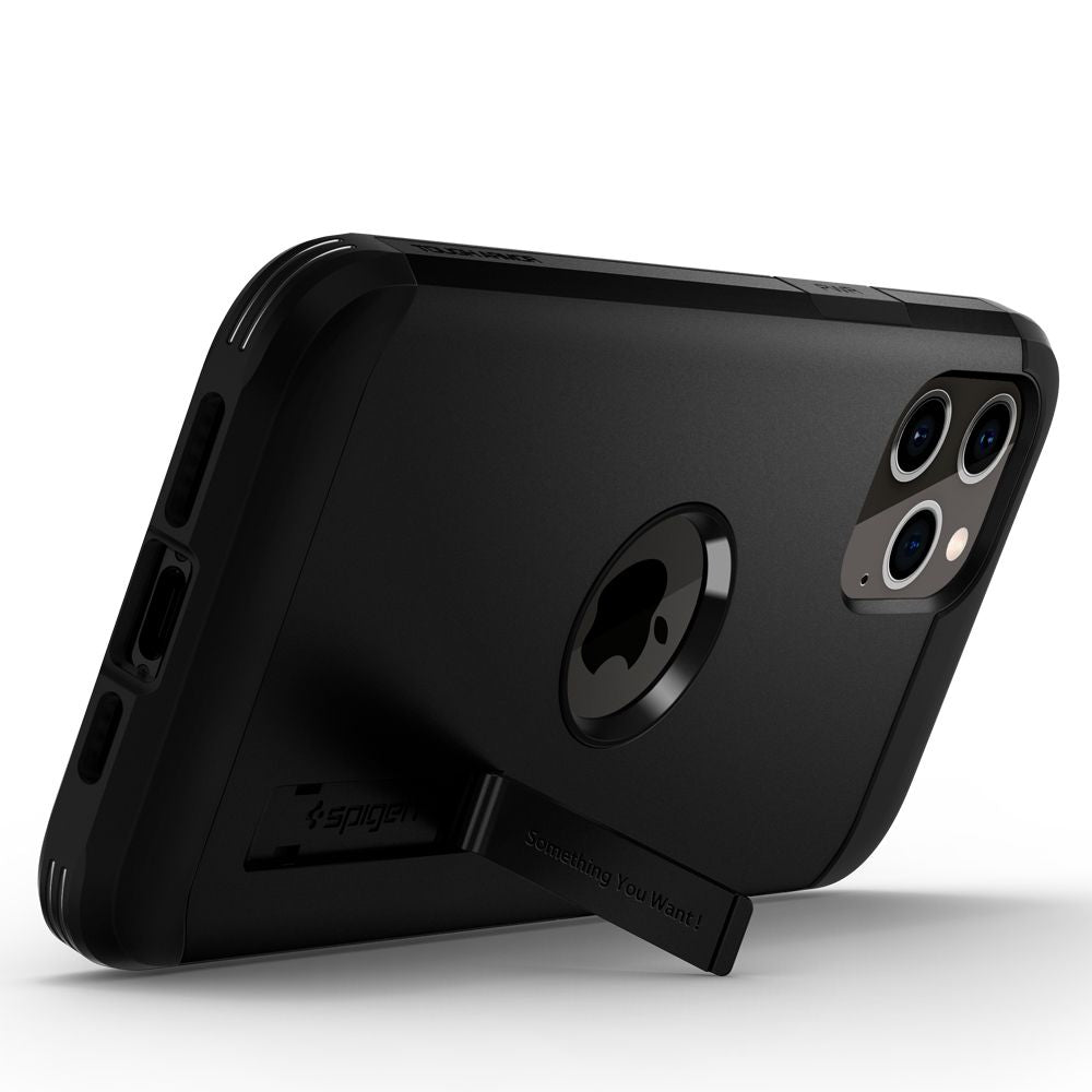 COPERTURA SPIGEN TOUGH ARMOR IPHONE 12/12 PRO NERA