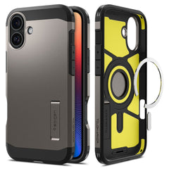 COPERTURA SPIGEN TOUGH ARMOR MAG MAGSAFE IPHONE 16 GUNMETAL