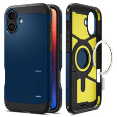 COPERTURA SPIGEN TOUGH ARMOR MAG MAGSAFE IPHONE 16 BLU NAVY