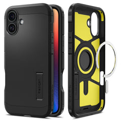 COPERTURA SPIGEN TOUGH ARMOR MAG MAGSAFE IPHONE 16 PLUS NERA