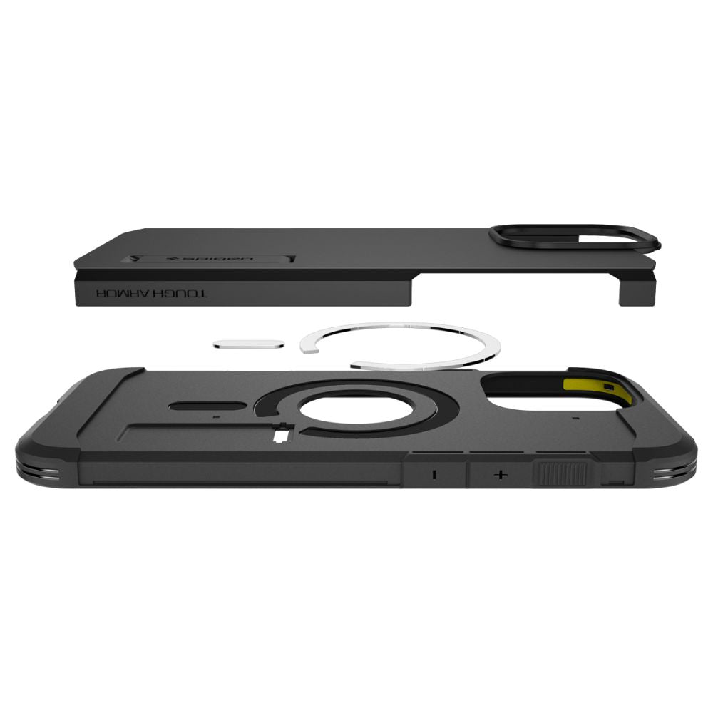 COPERTURA SPIGEN TOUGH ARMOR MAG MAGSAFE IPHONE 16 PRO NERA