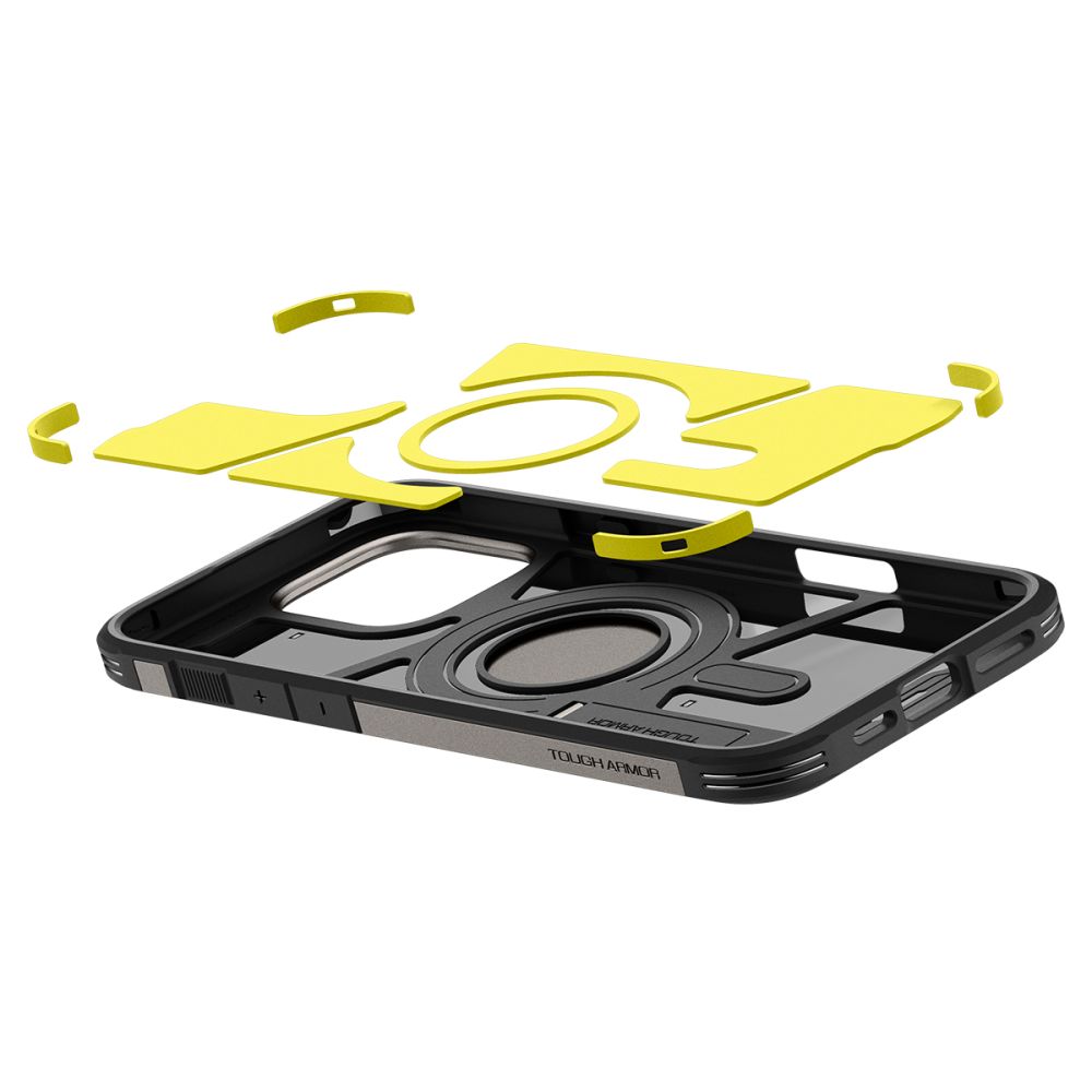 COPERTURA SPIGEN TOUGH ARMOR MAG MAGSAFE IPHONE 16 PRO MAX GUNMETAL