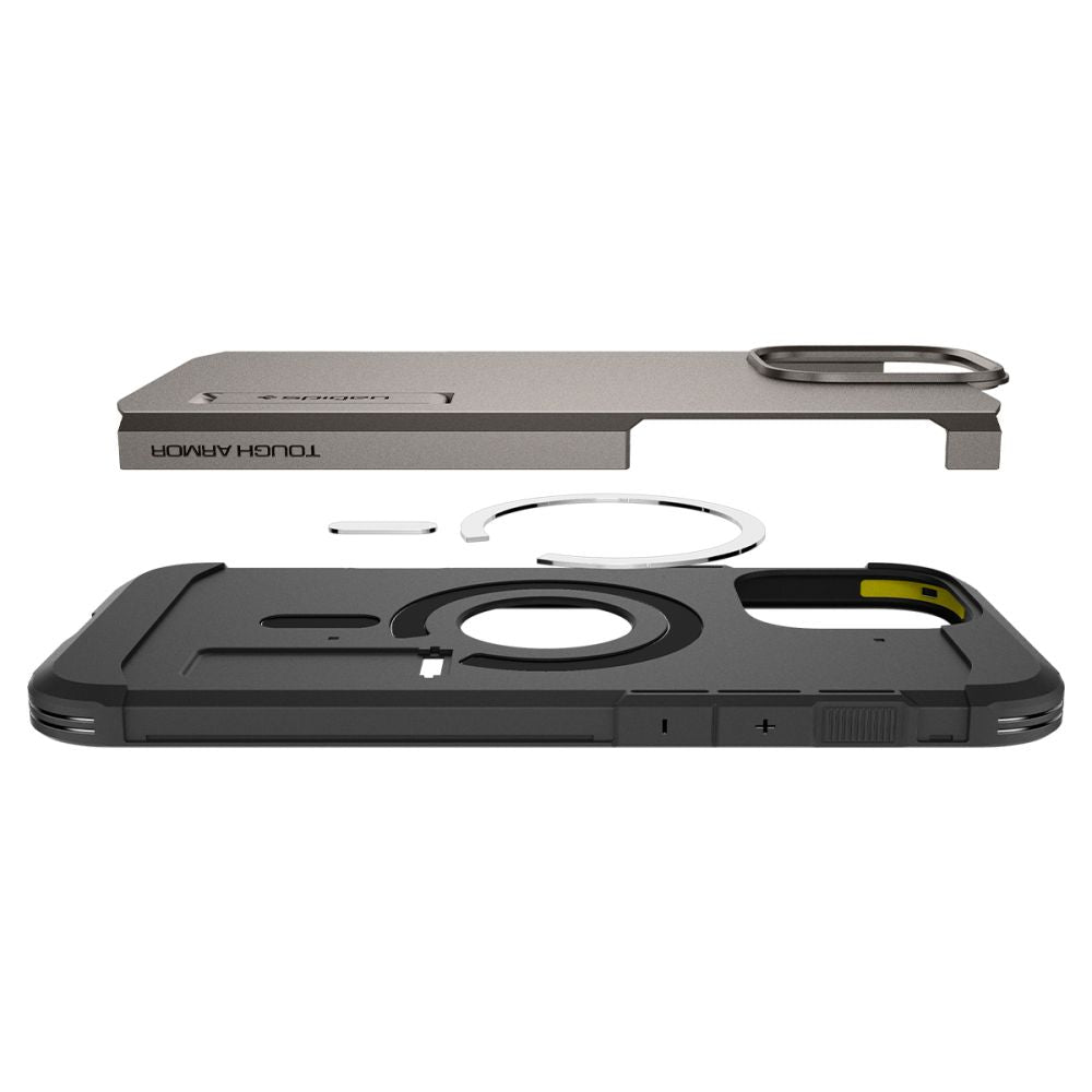 COPERTURA SPIGEN TOUGH ARMOR MAG MAGSAFE IPHONE 16 PRO MAX GUNMETAL