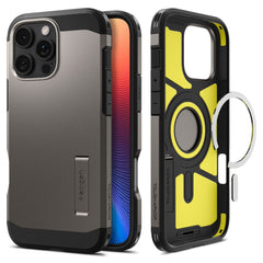 COPERTURA SPIGEN TOUGH ARMOR MAG MAGSAFE IPHONE 16 PRO MAX GUNMETAL