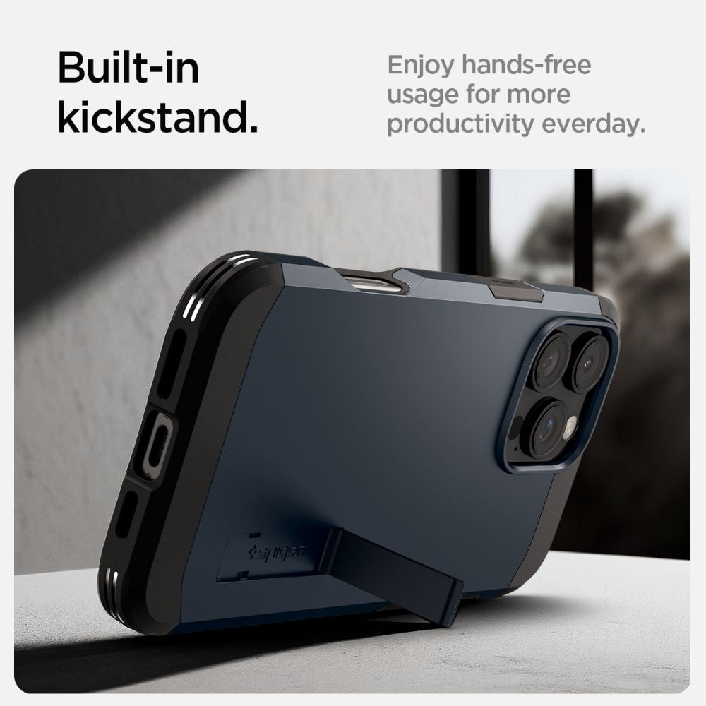 COPERTURA SPIGEN TOUGH ARMOR MAG MAGSAFE IPHONE 16 PRO METAL SLATE