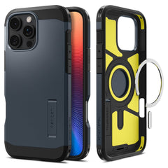 COPERTURA SPIGEN TOUGH ARMOR MAG MAGSAFE IPHONE 16 PRO METAL SLATE